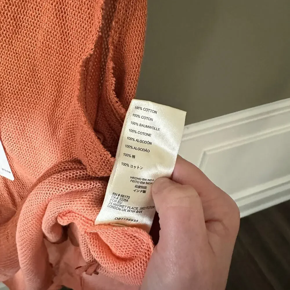 Free People Maxi Tank Tunic Blouse Small NWT - Picture 6 of 7